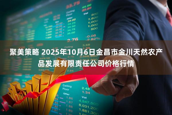 聚美策略 2025年10月6日金昌市金川天然农产品发展有限责任公司价格行情