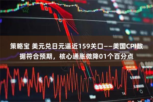 策略宝 美元兑日元逼近159关口——美国CPI数据符合预期，核心通胀微降01个百分点